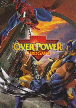 1997 Fleer/Skybox Classic Marvel Overpower #NNO Absorbing Man Absorb Properties Back