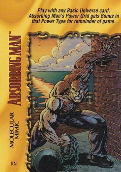1997 Fleer/Skybox Classic Marvel Overpower #NNO Absorbing Man Molecular Mimic Front