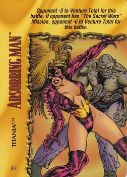 1997 Fleer/Skybox Classic Marvel Overpower #NNO Absorbing Man Titania Front