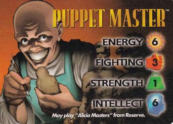 1997 Fleer/Skybox Classic Marvel Overpower #NNO Puppet Master Front