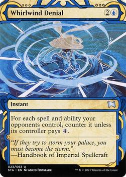 2021 Magic The Gathering Strixhaven Mystical Archive #23 Whirlwind Denial Front