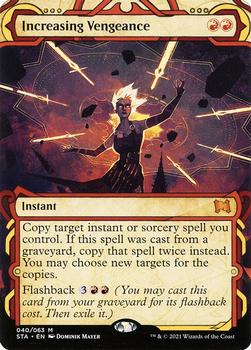 2021 Magic The Gathering Strixhaven Mystical Archive #40 Increasing Vengeance Front