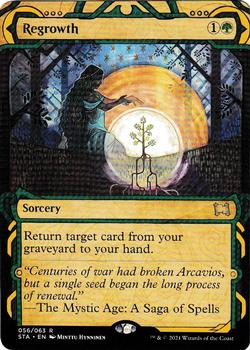 2021 Magic The Gathering Strixhaven Mystical Archive #56 Regrowth Front
