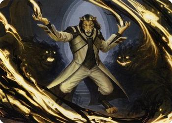 2021 Magic The Gathering Strixhaven: School of Mages - Art Series #3/81 Leonin Lightscribe Front