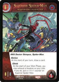 2020 Upper Deck VS System 2PCG: Webheads #WEB-015 Superior Spider-Man Front