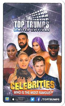 2019 Top Trumps Limited Editions Celebrities #NNO Beyonce Back