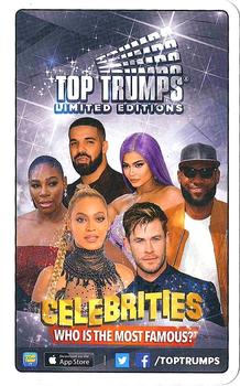 2019 Top Trumps Limited Editions Celebrities #NNO Lady Gaga Back