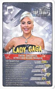 2019 Top Trumps Limited Editions Celebrities #NNO Lady Gaga Front