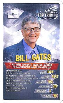 2019 Top Trumps Limited Editions Celebrities #NNO Bill Gates Front