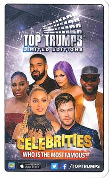 2019 Top Trumps Limited Editions Celebrities #NNO Kevin Hart Back