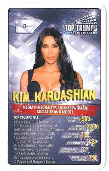 2019 Top Trumps Limited Editions Celebrities #NNO Kim Kardashian Front