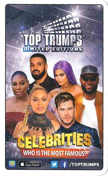 2019 Top Trumps Limited Editions Celebrities #NNO Michelle Obama Back