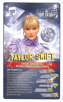 2019 Top Trumps Limited Editions Celebrities #NNO Taylor Swift Front
