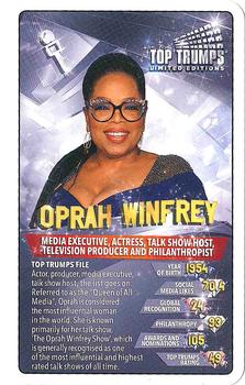 2019 Top Trumps Limited Editions Celebrities #NNO Oprah Winfrey Front