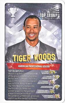2019 Top Trumps Limited Editions Celebrities #NNO Tiger Woods Front