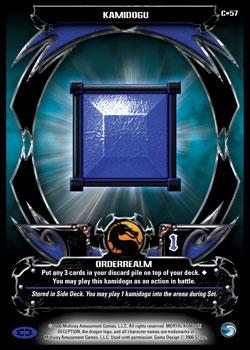2006 Score Epic Battles - Mortal Kombat: Premier #57 Orderrealm Front