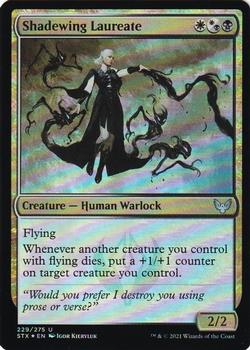 2021 Magic The Gathering Strixhaven: School of Mages - Foil #229/275 Shadewing Laureate Front