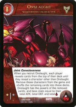 2017 Upper Deck VS System 2PCG: Legacy #LEG-035 Onslaught Front