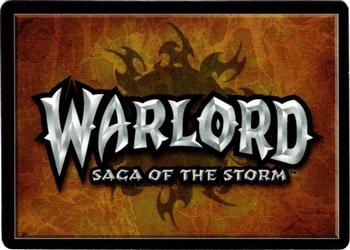 2001 Warlord Saga of the Storm Assassin's Strike #011 Stalwart Back