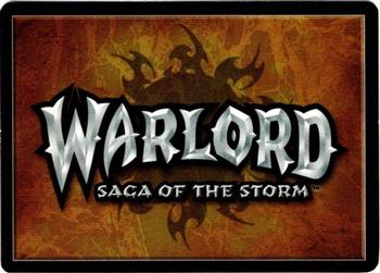 2001 Warlord Saga of the Storm Assassin's Strike #023 Vorgurn Back