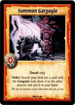 2001 Warlord Saga of the Storm - Good & Evil #003 Summon Gargoyle Front