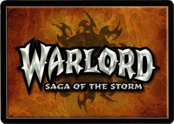 2001 Warlord Saga of the Storm - Good & Evil #008 Earthquake Back
