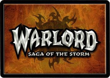 2001 Warlord Saga of the Storm - Good & Evil #009 Curse of Rage Back