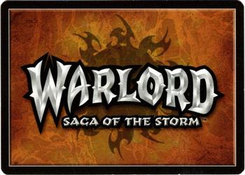 2001 Warlord Saga of the Storm - Good & Evil #037 Barakiel Back