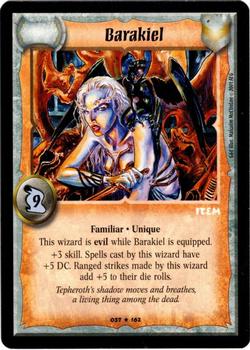 2001 Warlord Saga of the Storm - Good & Evil #037 Barakiel Front