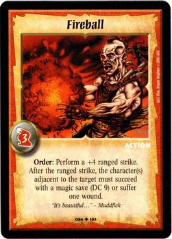 2001 Warlord Saga of the Storm - Good & Evil #084 Fireball Front