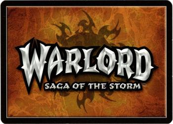 2001 Warlord Saga of the Storm - Good & Evil #095 Kun Hull Back