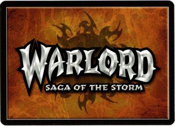 2001 Warlord Saga of the Storm - Good & Evil #108 Rrek'tor Back