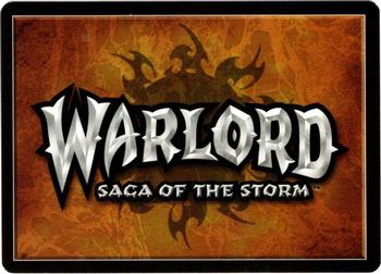 2001 Warlord Saga of the Storm - Good & Evil #121 Sabith Yscar Back