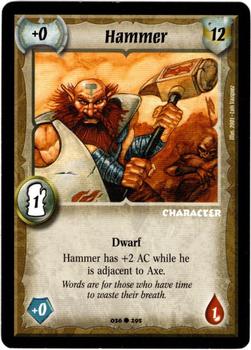 2001 Warlord Saga of the Storm #036 Hammer Front