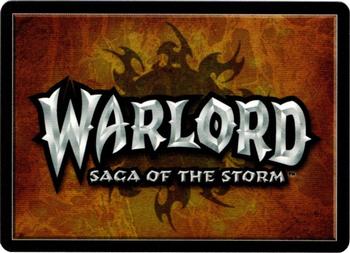 2001 Warlord Saga of the Storm #037 Loner Back