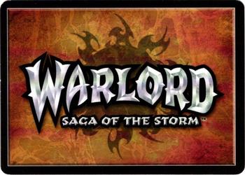 2001 Warlord Saga of the Storm #068 Angus Hammerfall Back