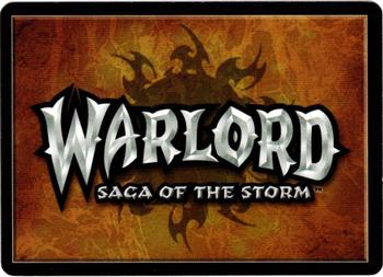 2001 Warlord Saga of the Storm #120 Spellbook Back