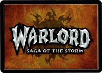 2001 Warlord Saga of the Storm #191 Hamstring Back