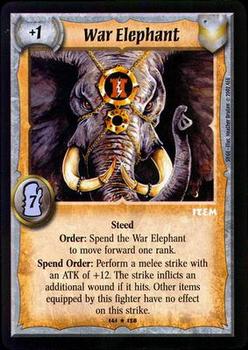 2002 Warlord Saga of the Storm - Siege #141 War Elephant Front