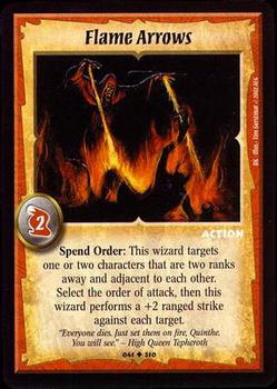 2002 Warlord Saga of the Storm - Black Knives #041 Flame Arrows Front