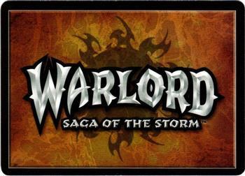 2002 Warlord Saga of the Storm - Black Knives #197 Serah ni Fhionn Back