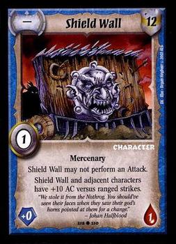 2002 Warlord Saga of the Storm - Black Knives #218 Shield Wall Front