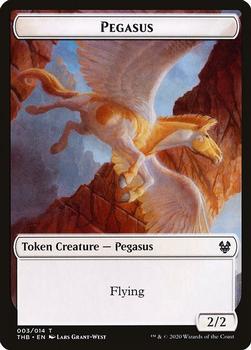 2020 Magic The Gathering Theros Beyond Death - Token #003/014 Pegasus Front