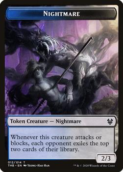 2020 Magic The Gathering Theros Beyond Death - Token #012/014 Nightmare Front