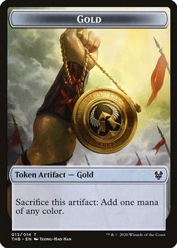 2020 Magic The Gathering Theros Beyond Death - Token #013/014 Gold Front