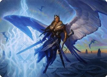 2021 Magic the Gathering Kaldheim - Art Series #6 Righteous Valkyrie Front