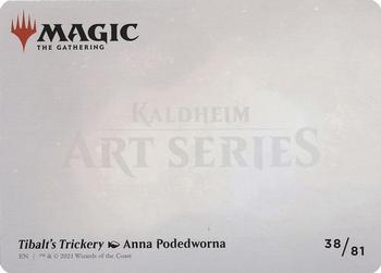 2021 Magic the Gathering Kaldheim - Art Series #38 Tibalt's Trickery Back