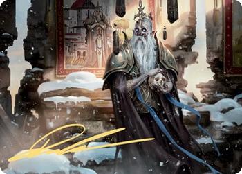 2021 Magic the Gathering Kaldheim - Art Series Gold Artist Signature #62 Narfi, Betrayer King Front