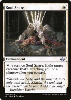2021 Magic The Gathering Modern Horizons 2 #266 Soul Snare Front