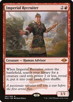 2021 Magic The Gathering Modern Horizons 2 #281 Imperial Recruiter Front
